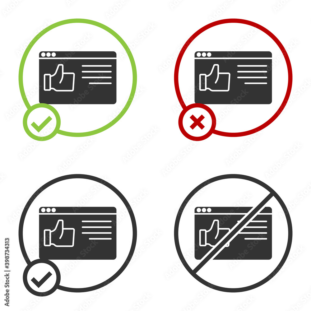 Black Browser window icon isolated on white background. Circle button. Vector. Black Browser window icon isolated on white background. Circle button. Vector.