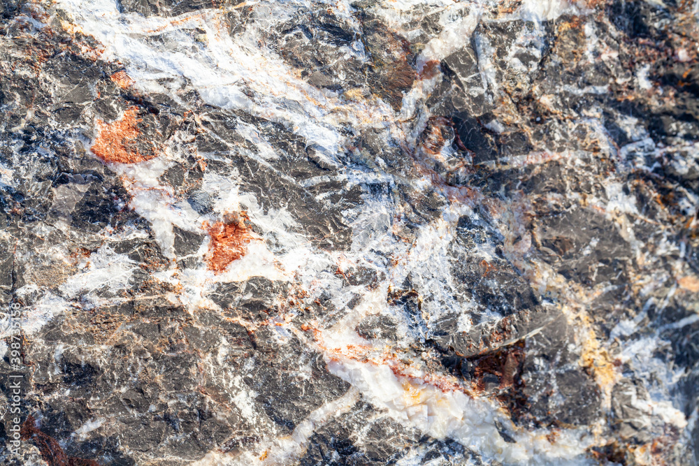 Fototapeta premium Texture of old gray concrete wall for background.selective focus.