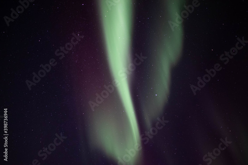 Northern lights (Aurora Borealis) in Lannavaara, Sweden (Lapland)