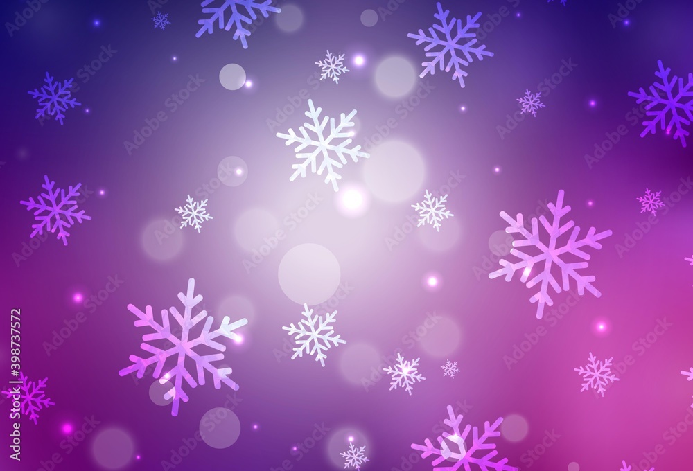 Dark Purple vector texture in birthday style. Dark Purple vector texture in birthday style.