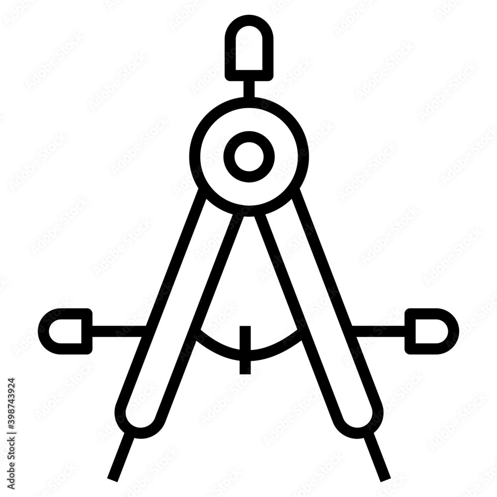 Divider icon in line design. Divider icon in line design.