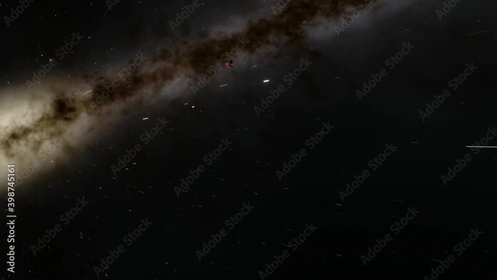 Exploration of galaxies through outer space towards a bright milky-way galaxy. 4K looping animation of flying through bright nebulae, clouds, and star fields. Exploration of galaxies through outer space towards a bright milky-way galaxy. 4K looping animation of flying through bright nebulae, clouds, and star fields.