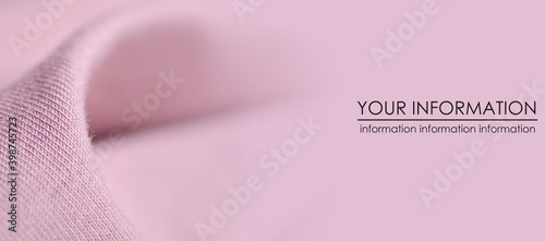 Pink purple fabric underwear texture macro blur background, space for text