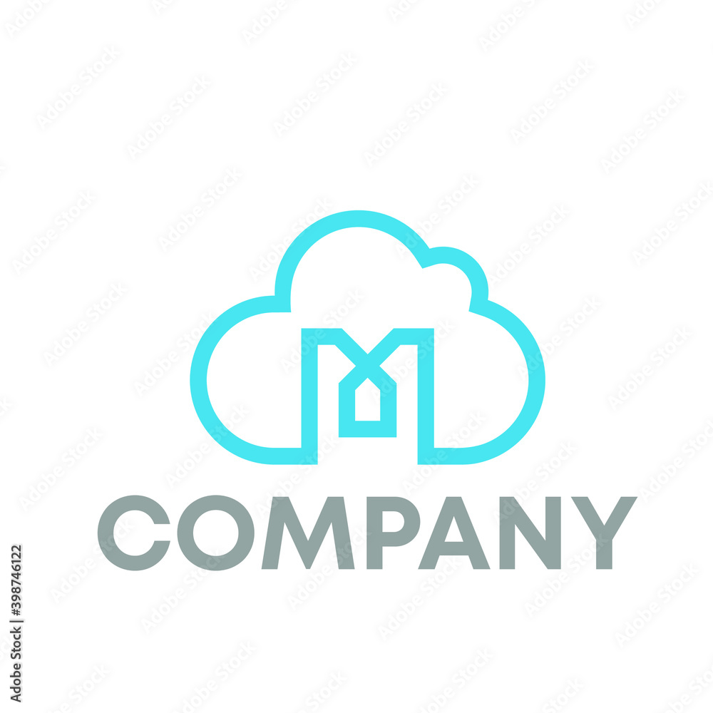 M cloud logo M cloud logo