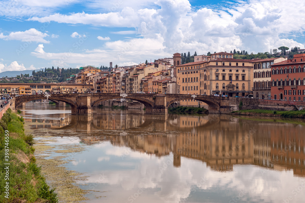 Italy. Florence view from the promenade. 