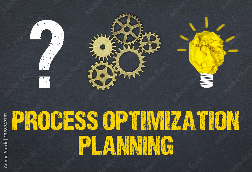 Obraz premium Process Optimization Planning