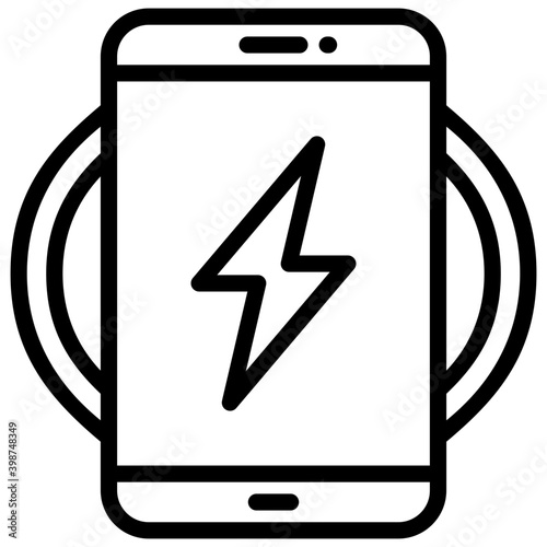 Line design of wireless mobile charging 