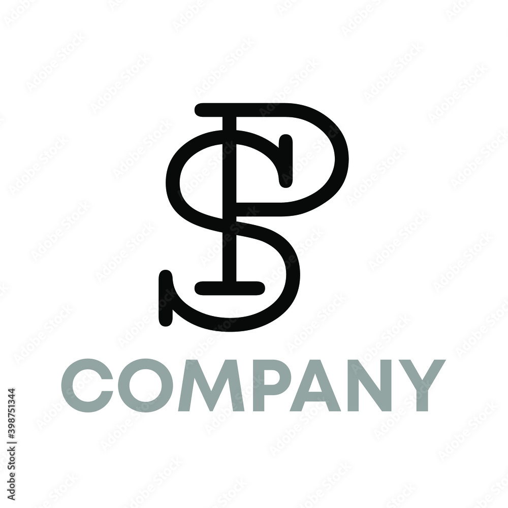 Obraz premium PS logo