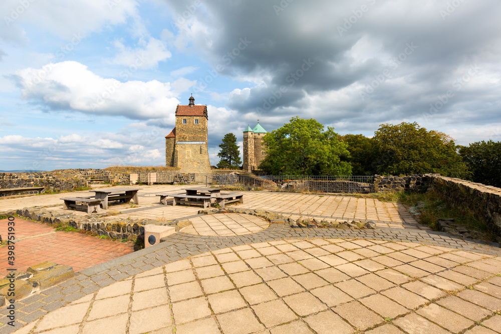 12th century medieval Stolpen castle, Stolpen, Germany