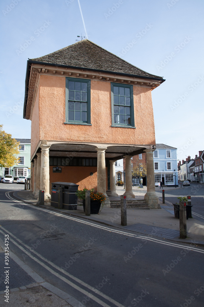 The Old Town Hall in Faringdon, Oxfordshire in the United Kingdom The Old Town Hall in Faringdon, Oxfordshire in the United Kingdom