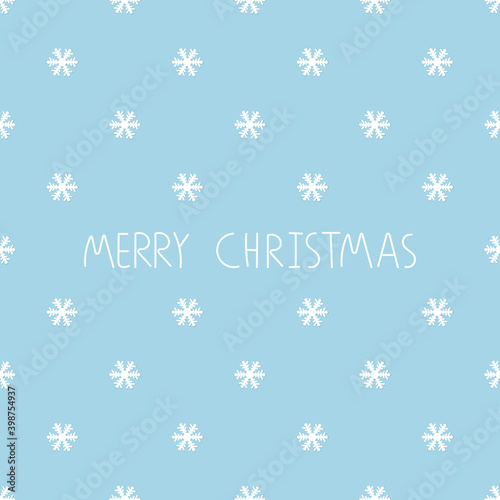 Merry Christmas abstract background with a snowflakes. 