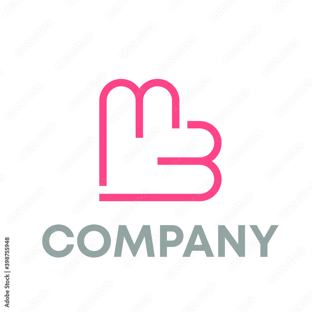 letter MB logo