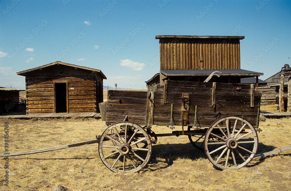 Village Cow Boys, Old Trail Town, Wyoming, USA, Etats Unis
