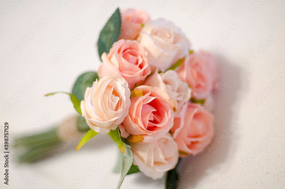 bouquet of pink roses