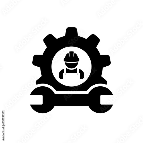 Car service logo. Vector illustration.