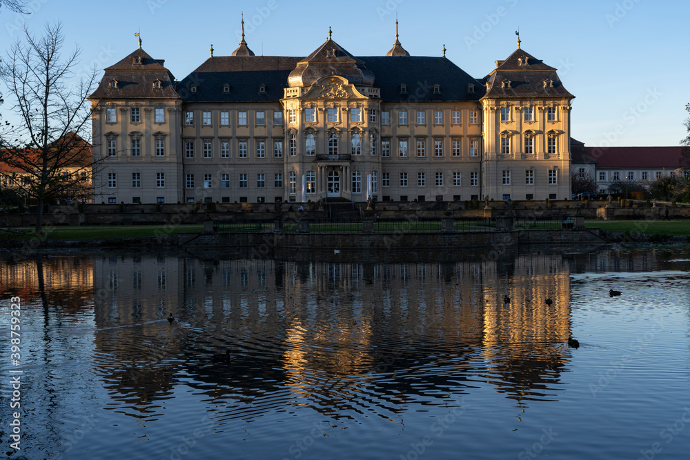 Schloss und Schlosspark Werneck, Unterfranken, Bayern, Deutschland