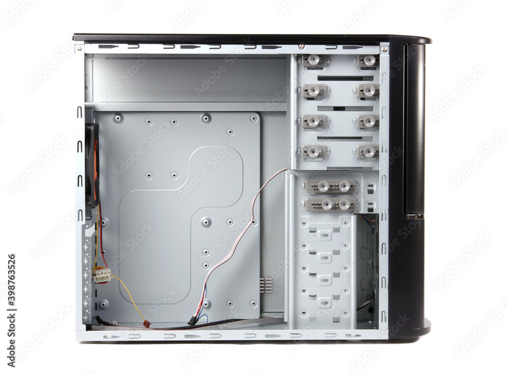 
computer case side view