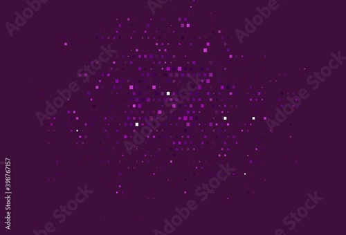 Light Purple vector pattern in square style.