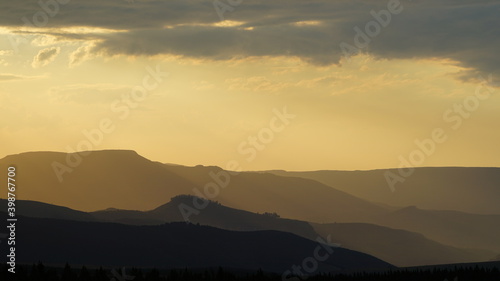 Sunset in Drakensberg, South Africa