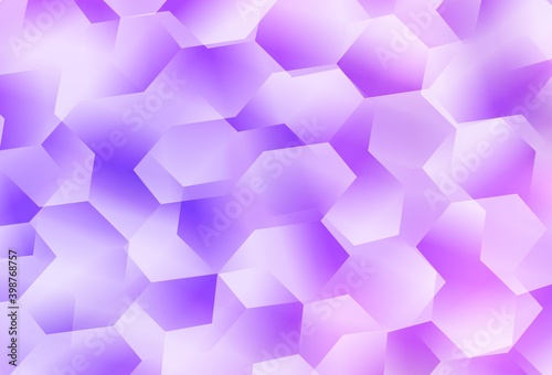 Light Purple vector layout with hexagonal shapes.