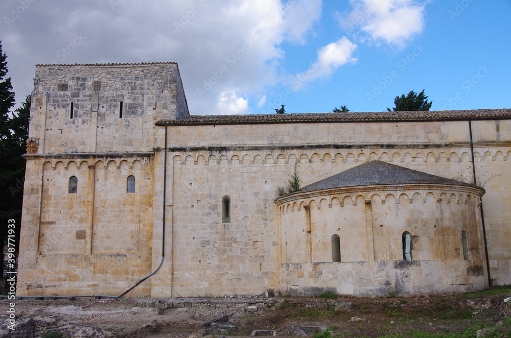 Corfinio- Abruzzo - San Pelino Cathedral Complex, is one of the most important Romanesque monuments in Abruzzo, it includes the Cathedral of S. Pelino and the Chapel of S. Alessandro