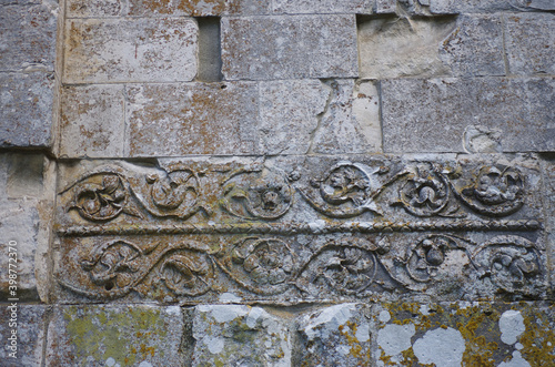 Corfinio- Abruzzo - Complex of the Cathedral of San Pelino: External ornaments and architectural details photo