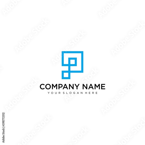 Initial P Letter Logo Design Vector Template. Monogram and Creative Alphabet PP Letters icon Illustration.