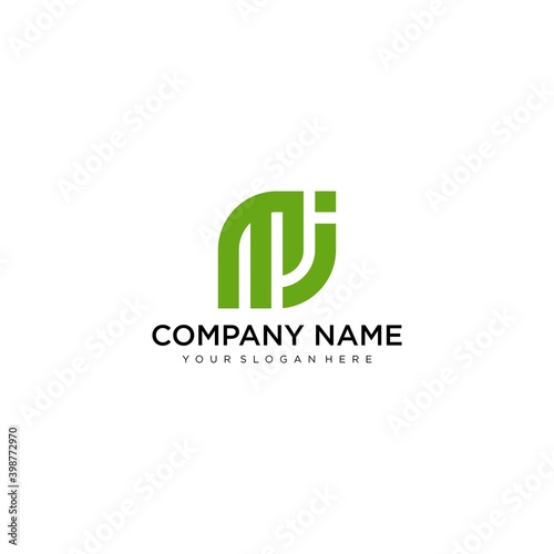 Letter JM line logo design. Linear creative minimal monochrome monogram symbol. Universal elegant vector sign design. Premium business logotype. Graphic alphabet symbol for corporate business identity