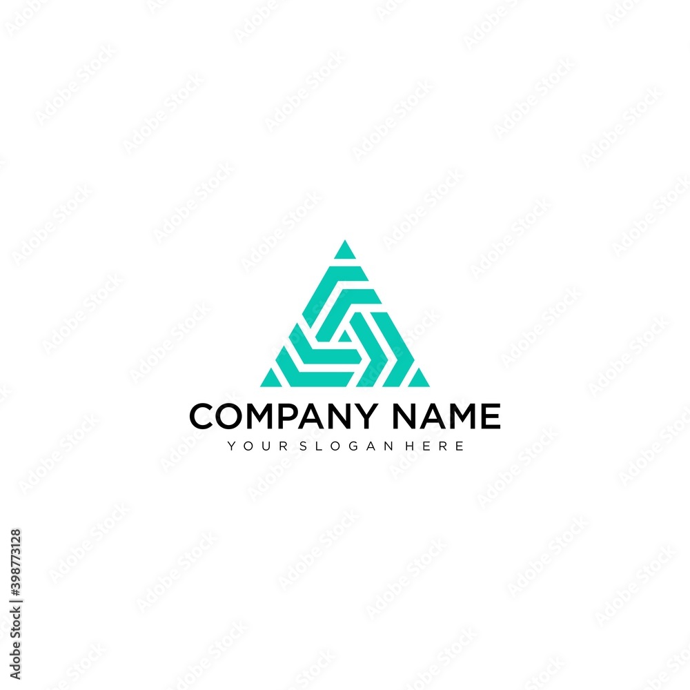 Triangle Simple, Elegant, and Luxurious Logo Design Template Vector Triangle Simple, Elegant, and Luxurious Logo Design Template Vector