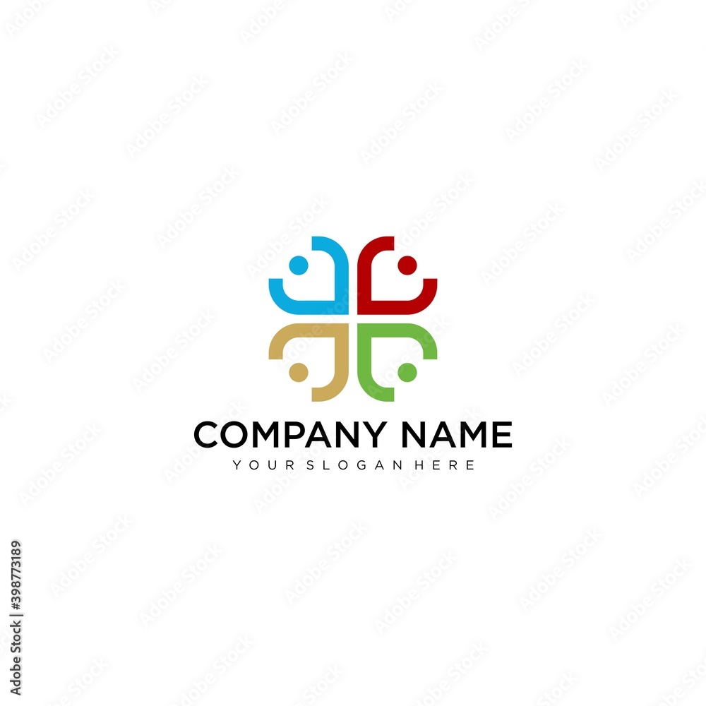Abstract logo design.Vector logo template.