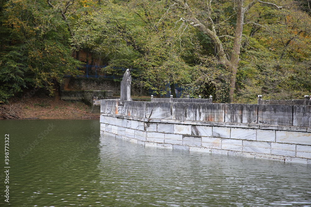 Naklejka premium Old and historic dam
