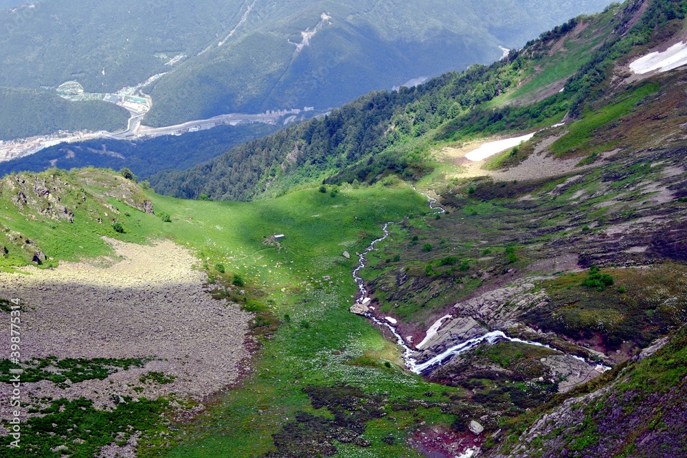 view from the mountain