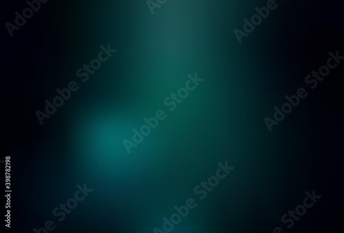 Dark Green vector blurred bright pattern.