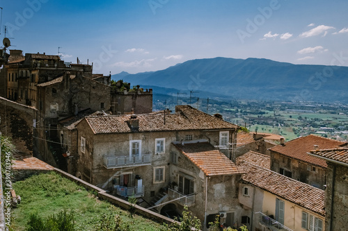 Cuadro en lienzo Scenic sight in Anagni, province of Frosinone, Lazio, central Italy Europe