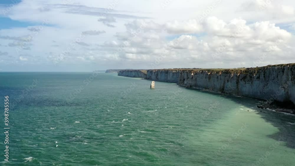 custom made wallpaper toronto digitalsurvol des falaises d'Etretat en Normandie
