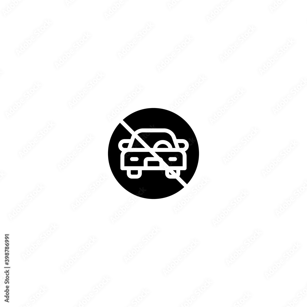 No Parking sign icon vector isolated. No car no parking vector icon. Prohibition sign. Trendy Flat style for graphic design, Web site, UI. EPS10. Vector illustration No Parking sign icon vector isolated. No car no parking vector icon. Prohibition sign. Trendy Flat style for graphic design, Web site, UI. EPS10. Vector illustration