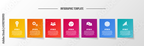 Design of business infographic template. Vector