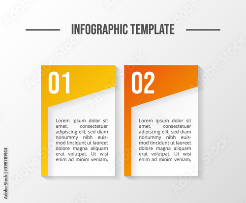 Business infographic template. Timeline. Vector