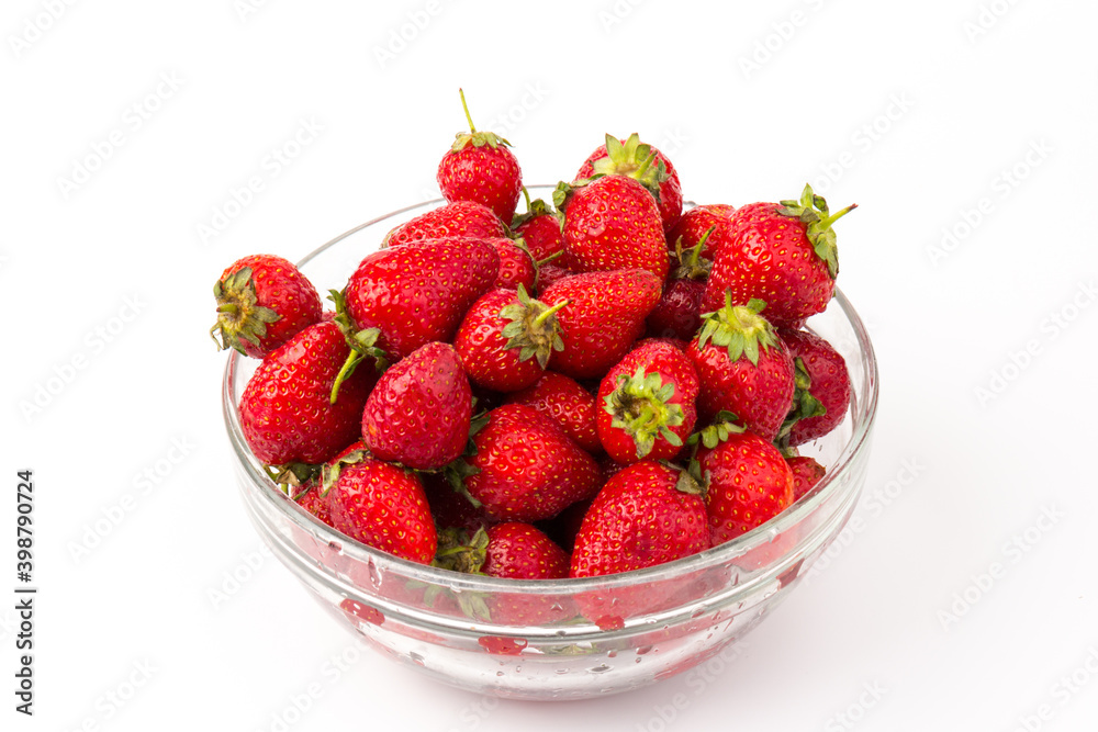 Fresh strawberry isolated on white background with clipping path Fresh strawberry isolated on white background with clipping path