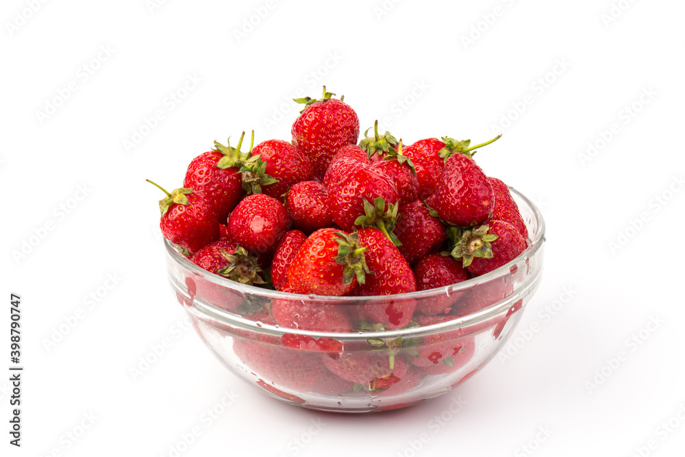 Fresh strawberry isolated on white background with clipping path Fresh strawberry isolated on white background with clipping path