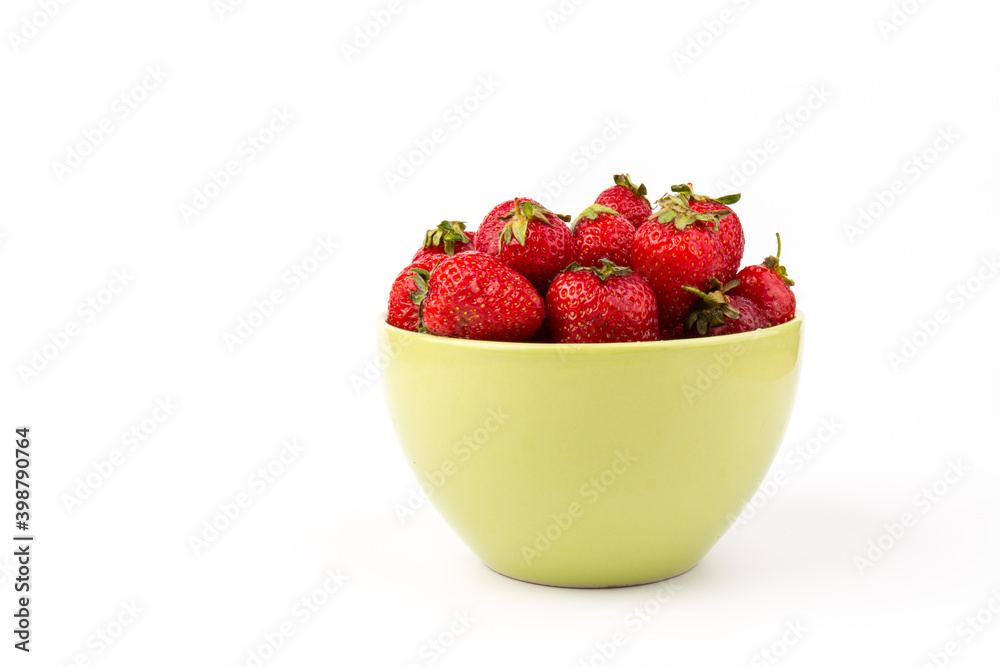 Fresh strawberry isolated on white background with clipping path Fresh strawberry isolated on white background with clipping path