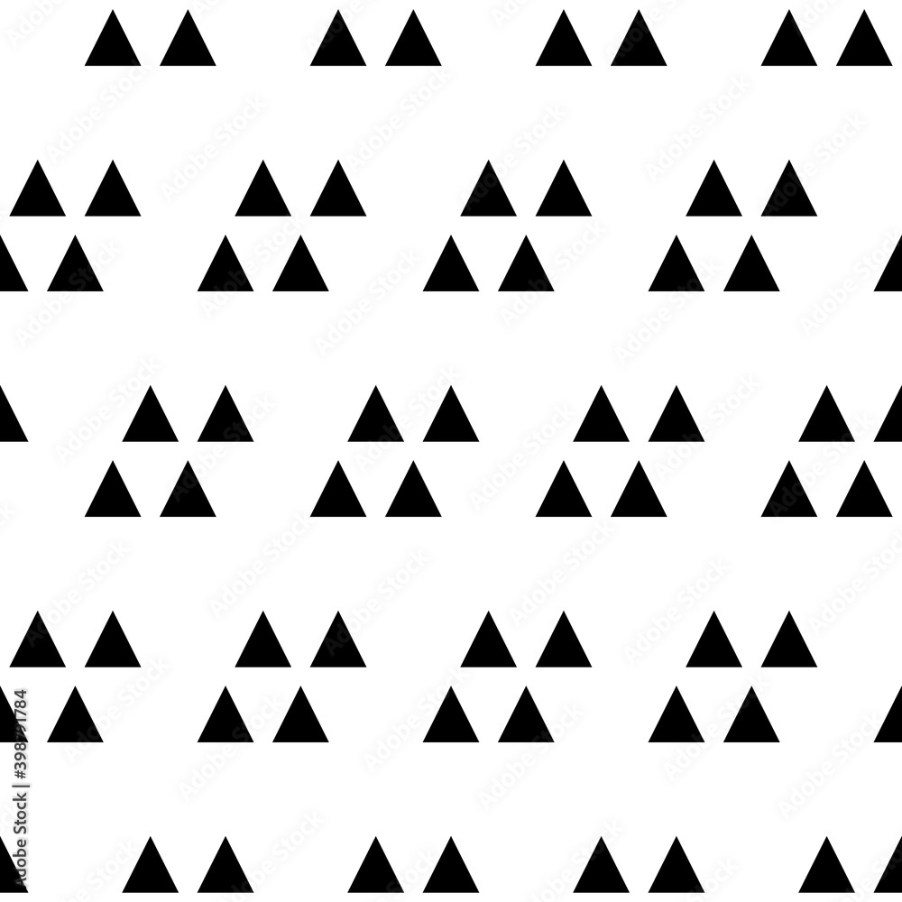 Seamless pattern. Triangular shapes wallpaper. Geometrical backdrop. Triangles ornament. Ethnic motif. Geometric figures background. Digital paper, textile print, web design, abstract. Vector artwork Seamless pattern. Triangular shapes wallpaper. Geometrical backdrop. Triangles ornament. Ethnic motif. Geometric figures background. Digital paper, textile print, web design, abstract. Vector artwork