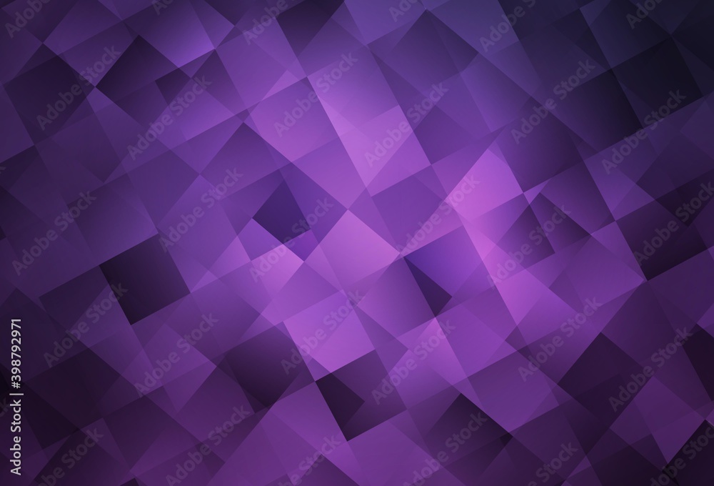 Dark Purple vector texture in rectangular style. Dark Purple vector texture in rectangular style.