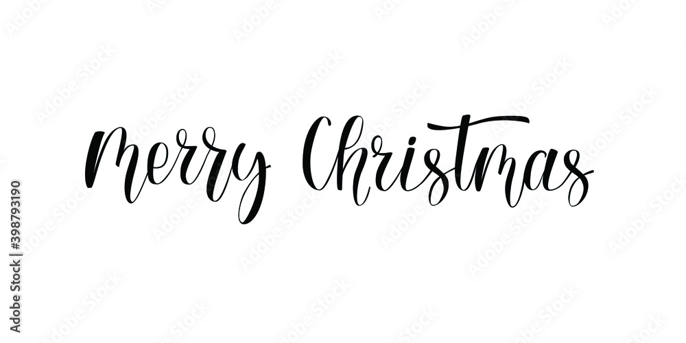 Merry christmas Lettering. Vector illustration. Merry christmas Lettering. Vector illustration.
