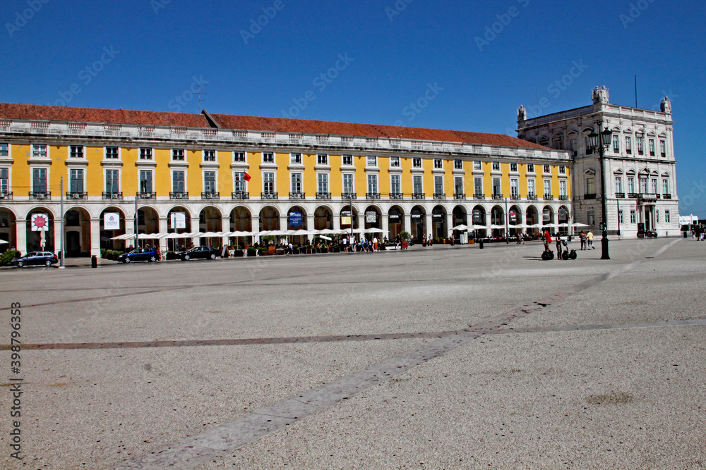 Praça do Comércio, meaning Commerce Square in English, is Lisbon’s main square and tourist spot