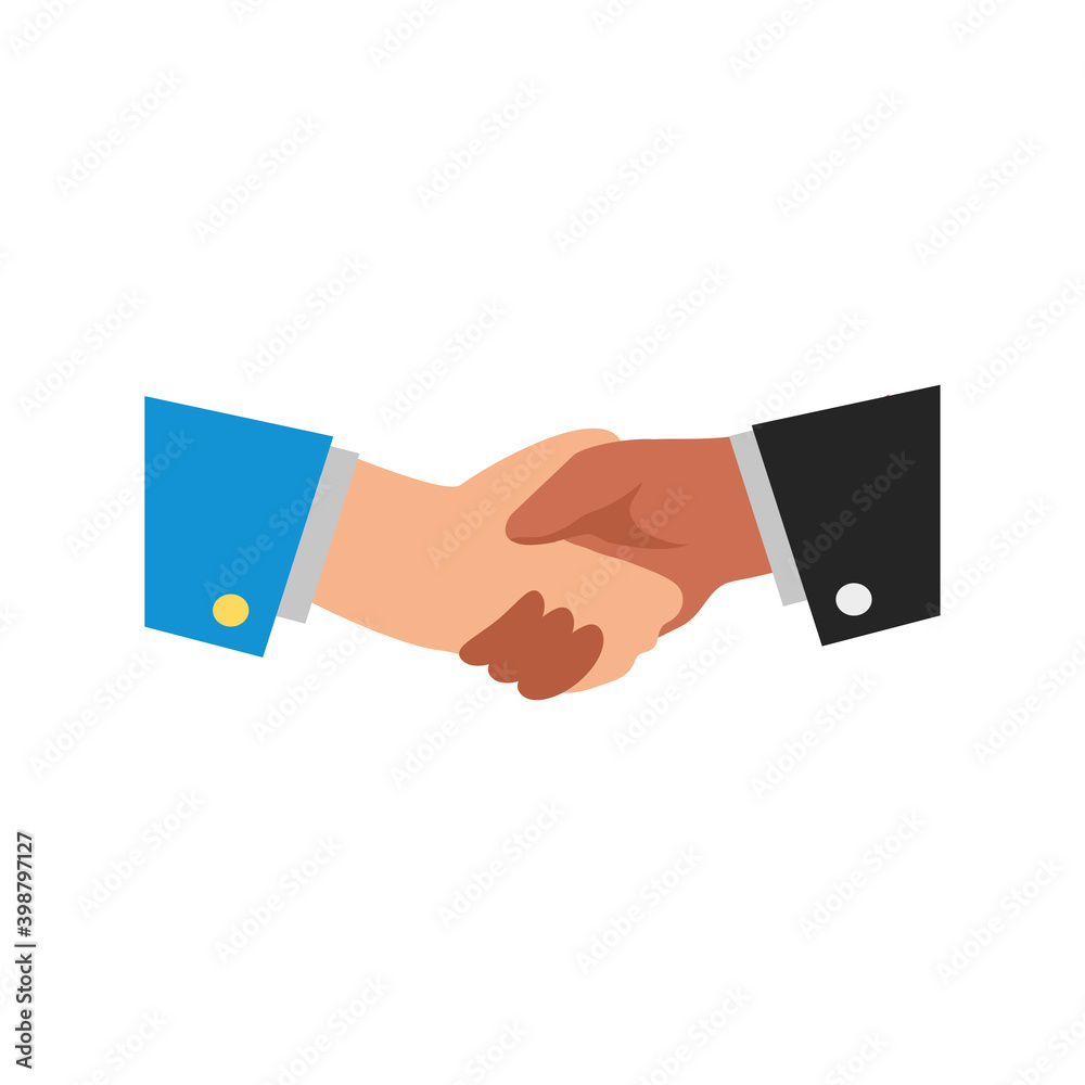 business handshake white and black hands icon business handshake white and black hands icon