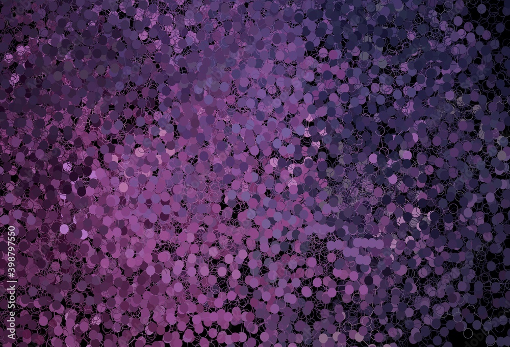 Obraz premium Dark Pink vector background with spots.