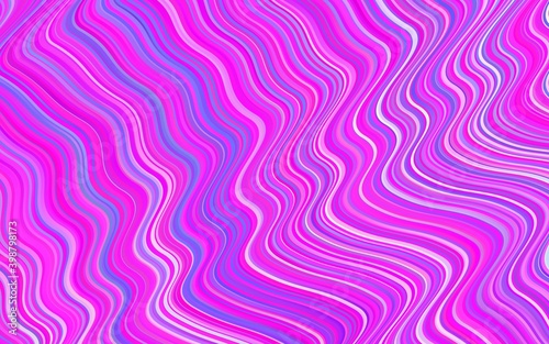 Light Purple, Pink vector background with lava shapes.
