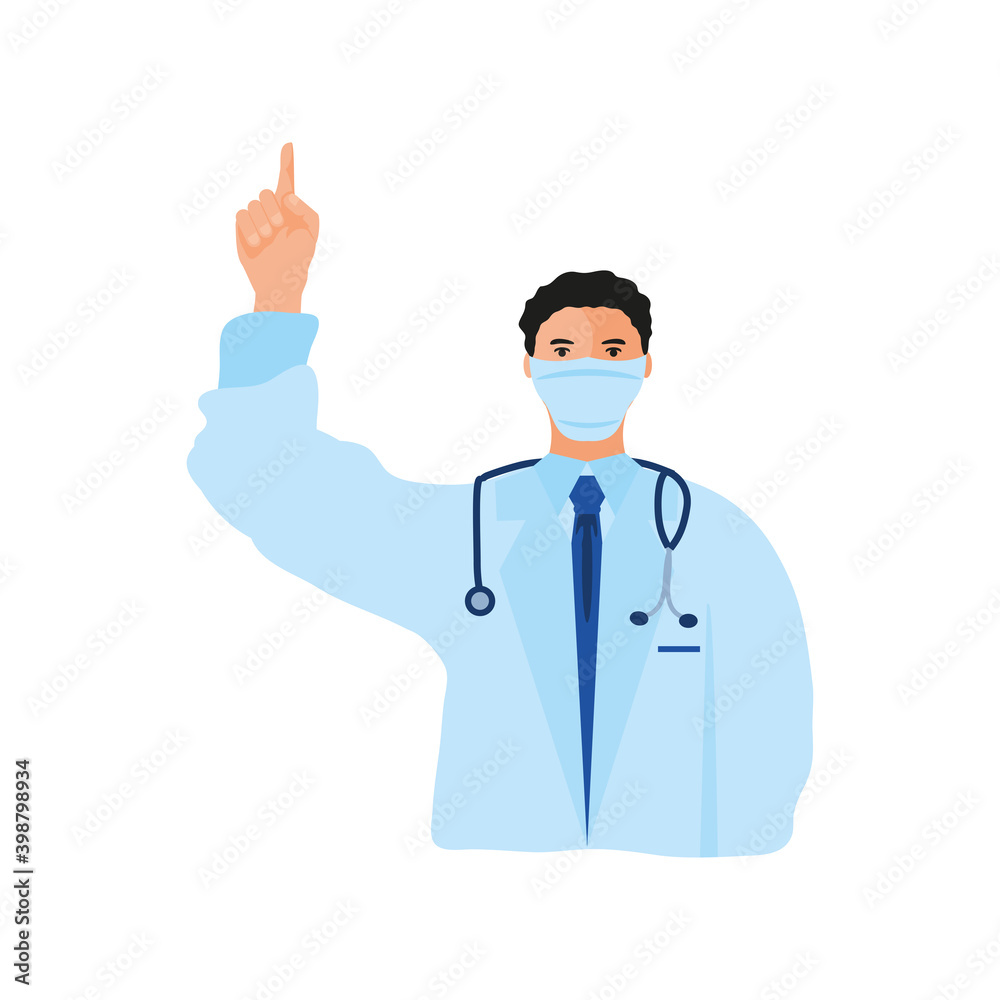 coronavirus covid 19 prevention physician with face mask and stethoscope coronavirus covid 19 prevention physician with face mask and stethoscope