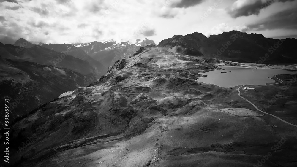 Fototapeta premium The Swiss Alps at Melchsee Frutt - travel photography